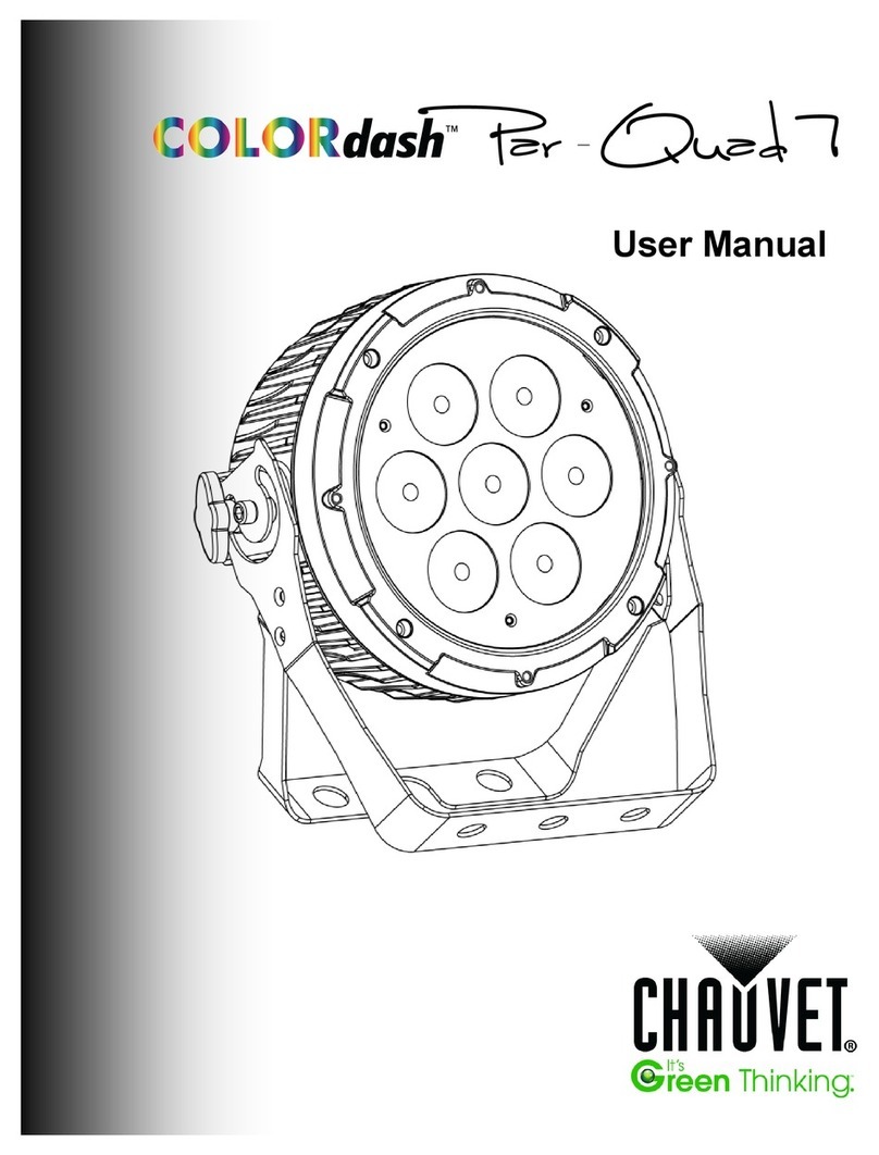 Chauvet Colordash Par-Quad 7 user manual