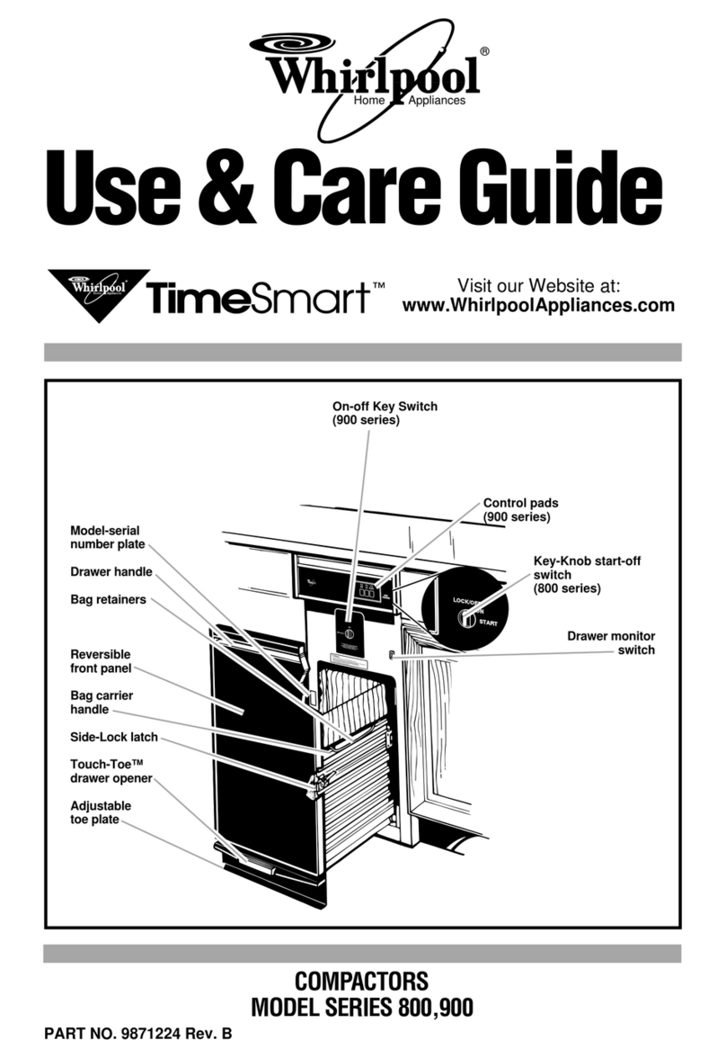 Whirlpool 800 SERIES Use & care guide