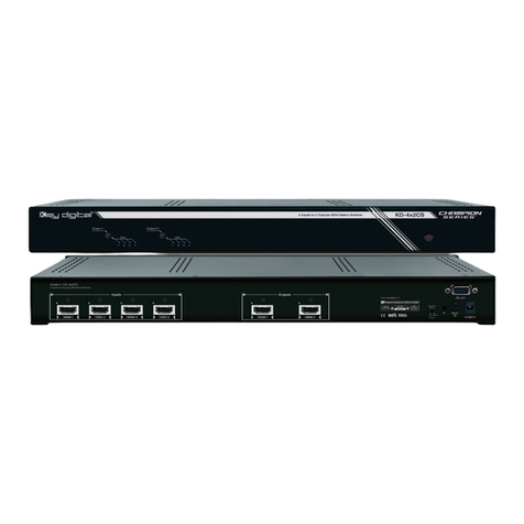 Key Digital KD-4x2CS Champion User manual