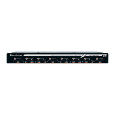 Key Digital KD-MXA8X8Pro FatBOY User manual