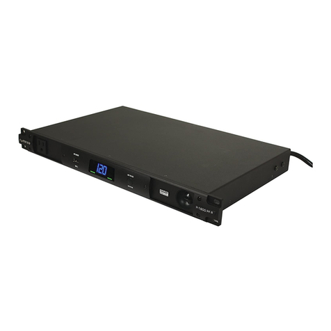Furman P-1800 PF Prestige Series User manual