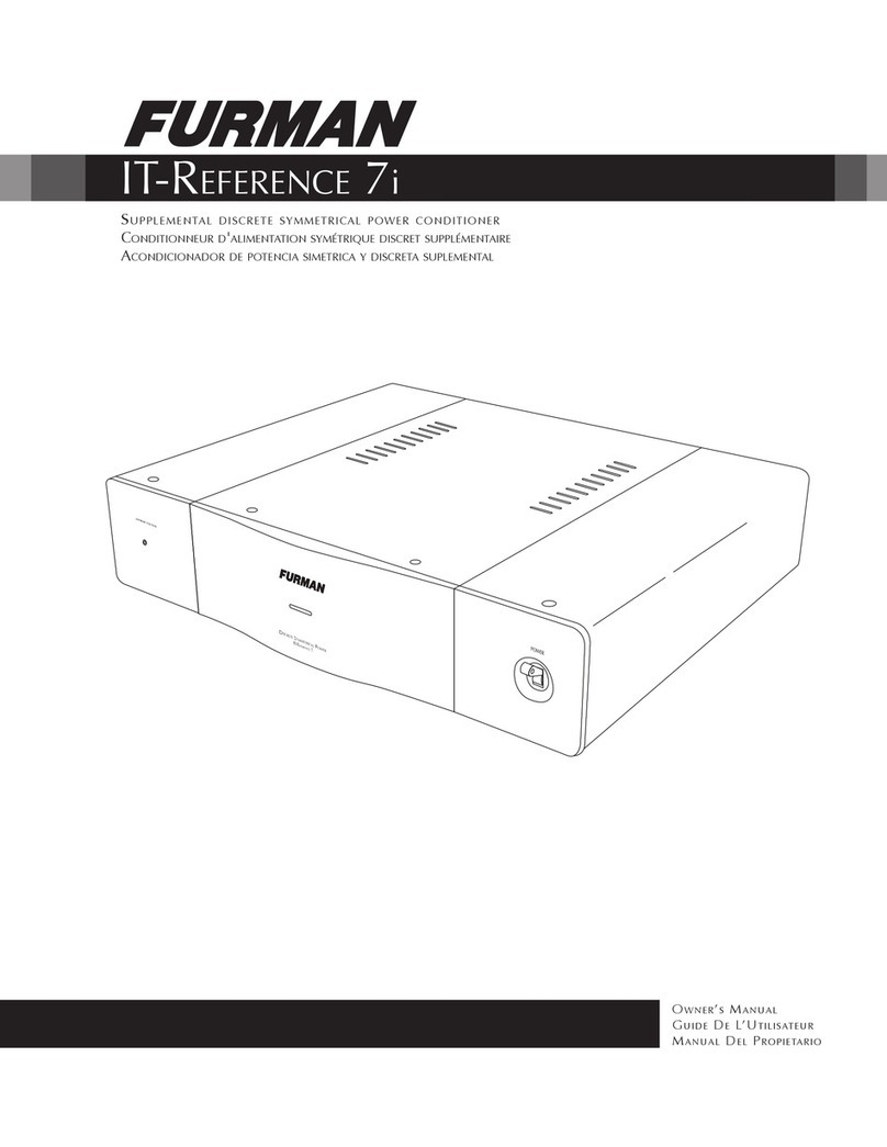Furman IT-REFERENCE 7i User manual