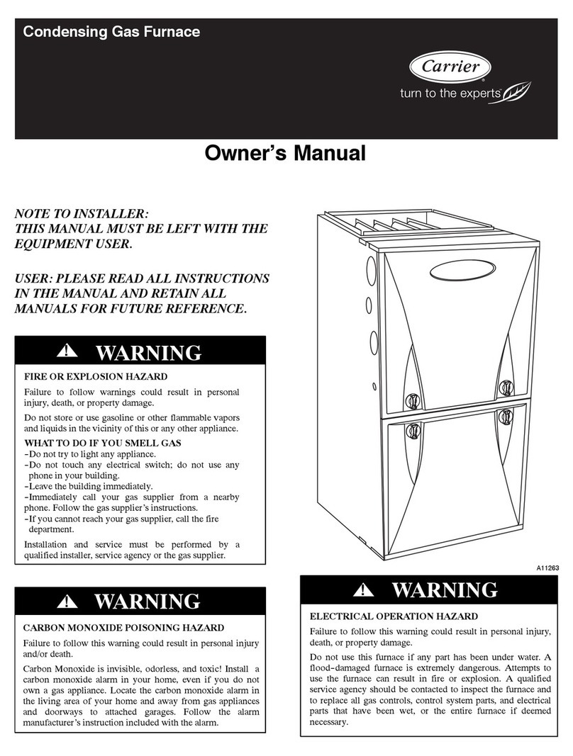 Carrier OM9GFC-03 owner's manual