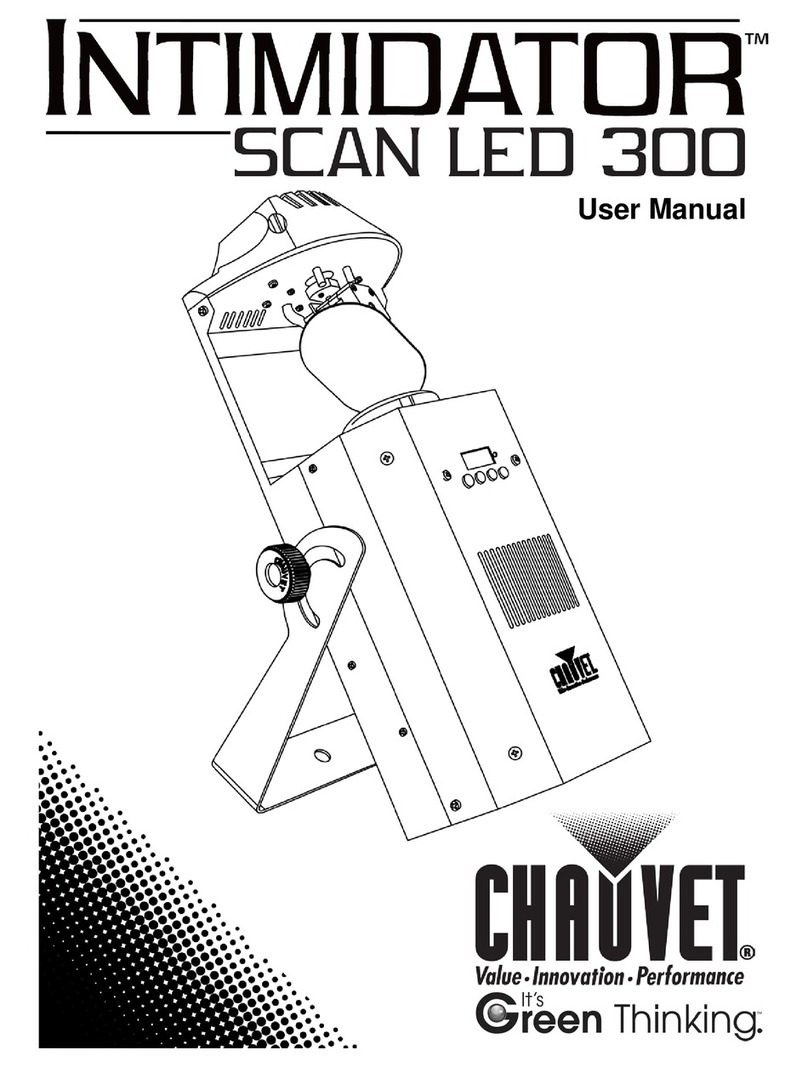 Chauvet Intimidator Barrel LED 300 User manual