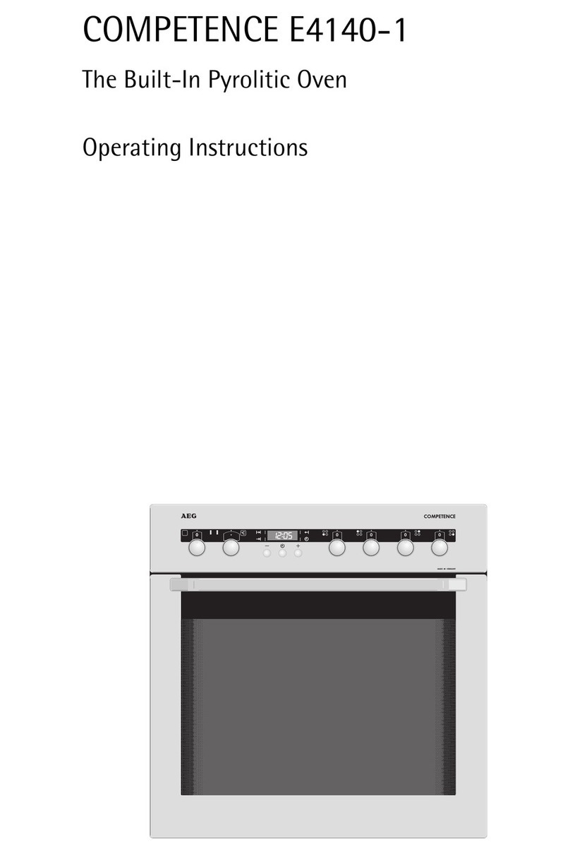 AEG COMPETENCE E4140-1 operating instructions