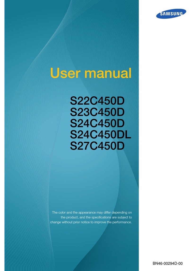 Samsung S22C450D User manual Samsung S22C450D User manual