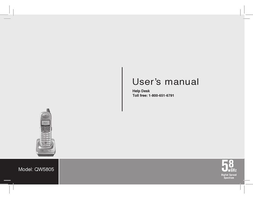 Qwest QW5805 User manual