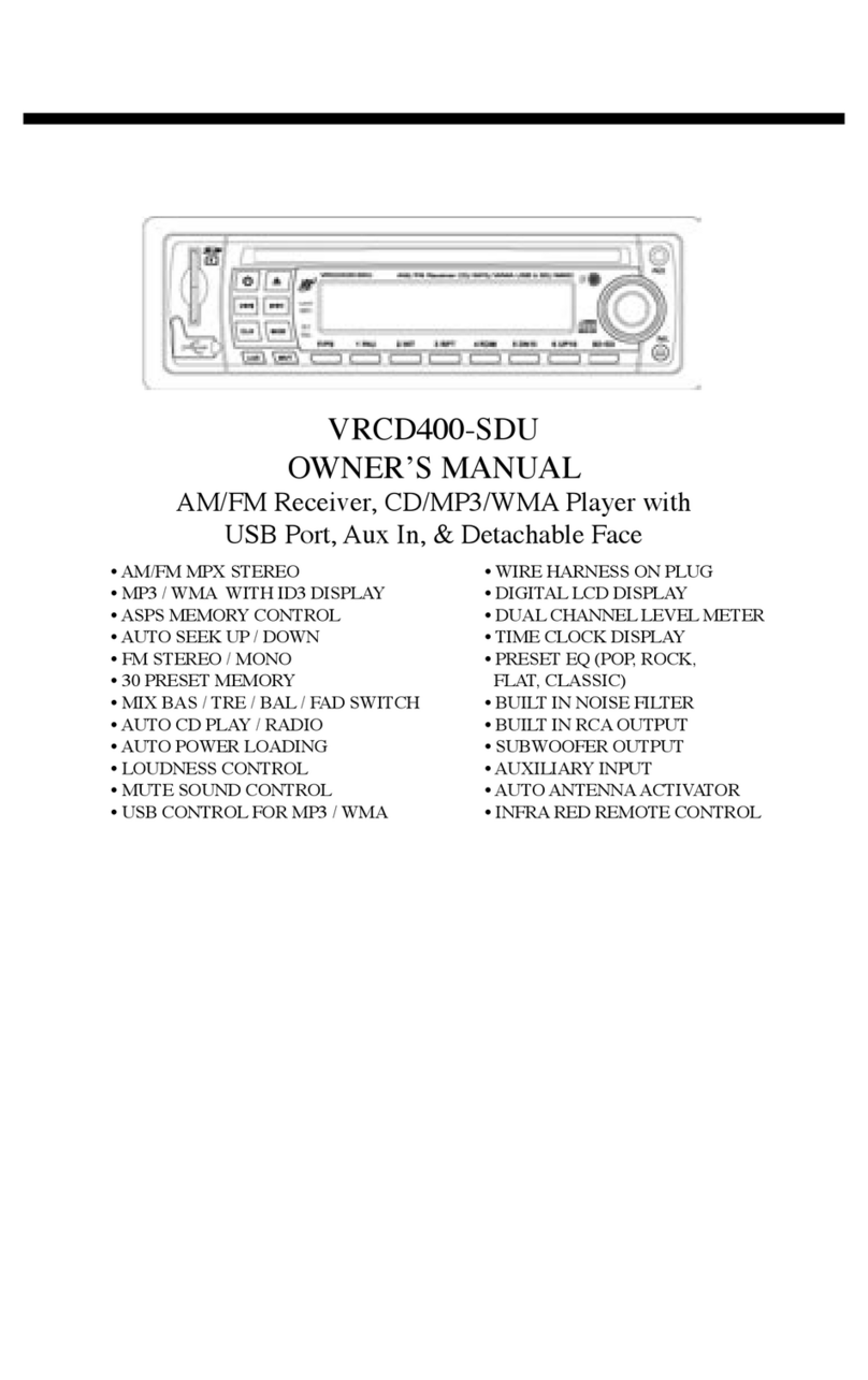 Virtual Reality VRCD400-SDU owner's manual