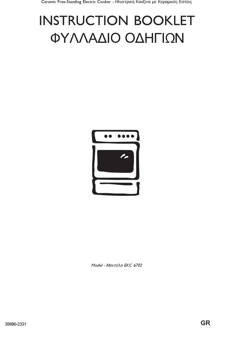 Electrolux EKC 6702 Instruction booklet Electrolux EKC 6702 Instruction booklet