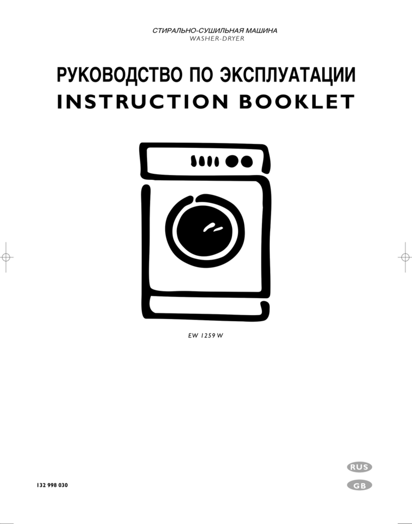Electrolux EW 1259 W User manual