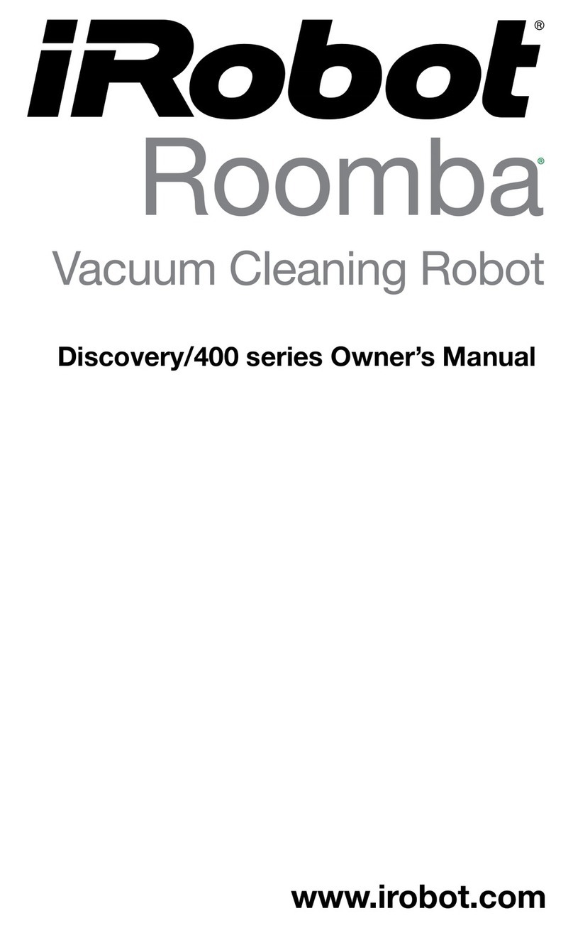 iRobot Discovery/400 series owner's manual