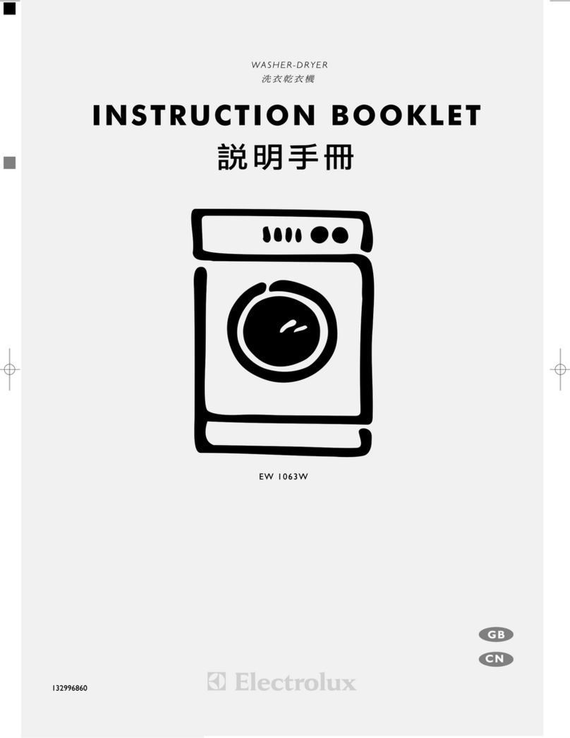 Electrolux EW 1063 W User manual