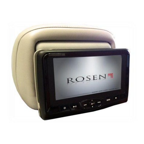 Rosen AV7700B Headrest application guide Rosen AV7700B Headrest application guide