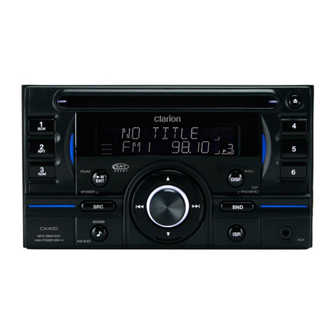 Clarion CX400 owner's manual