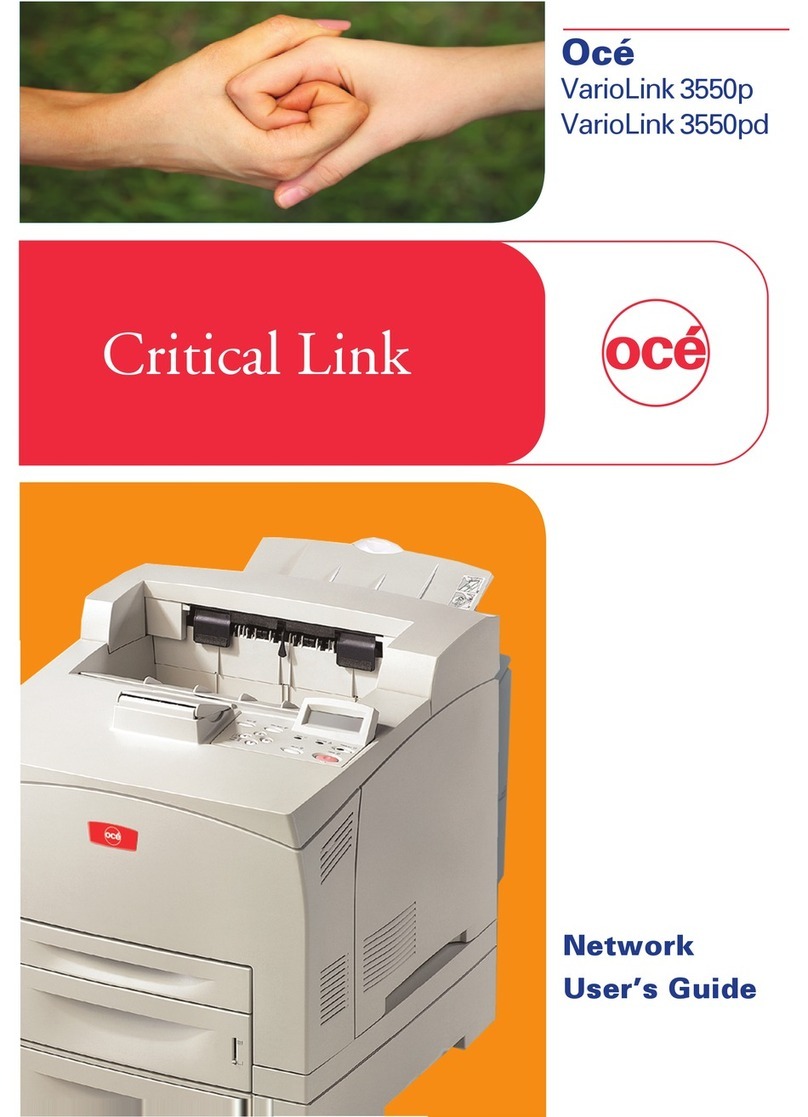 Oce VarioLink 3550p User manual