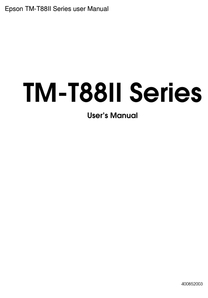 Epson TM-T88II Series User manual