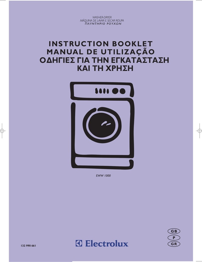 Electrolux EWW 1000 User manual