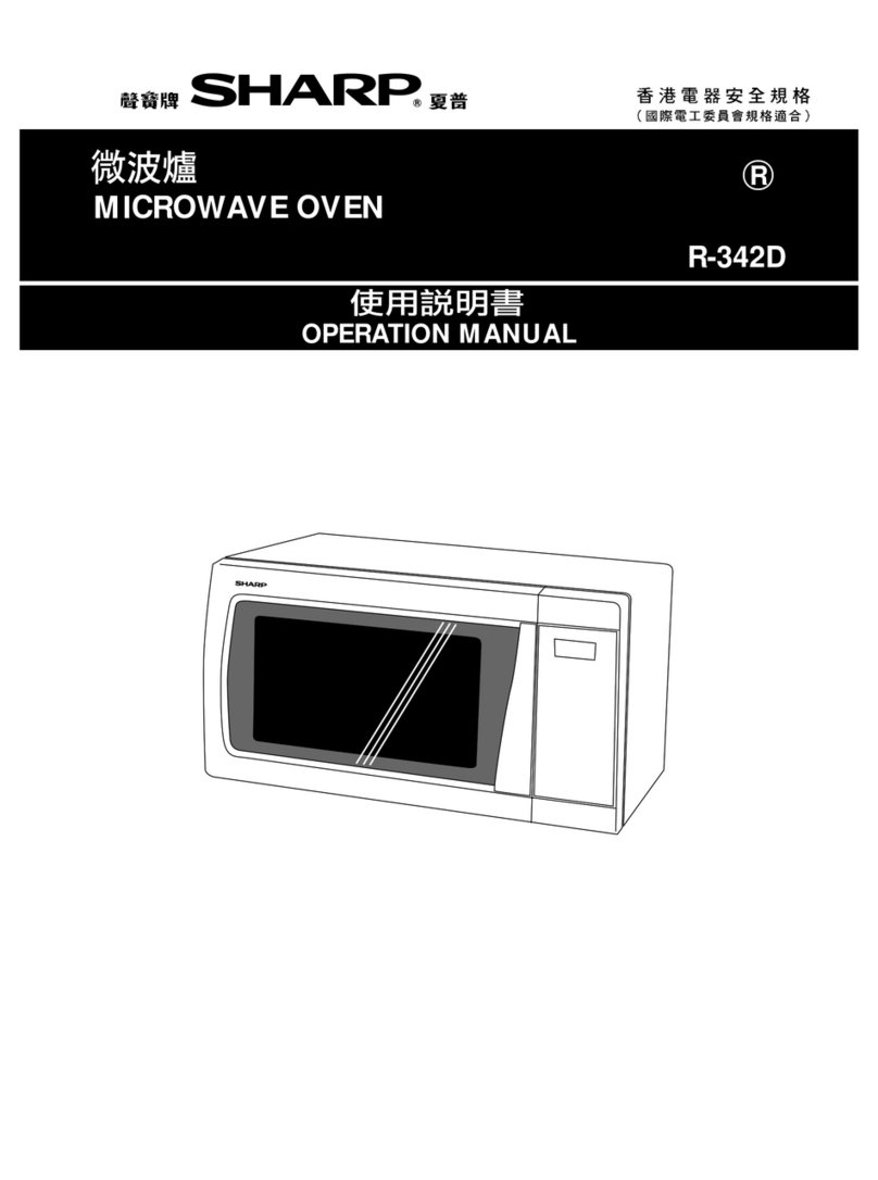 Sharp R-342D User manual
