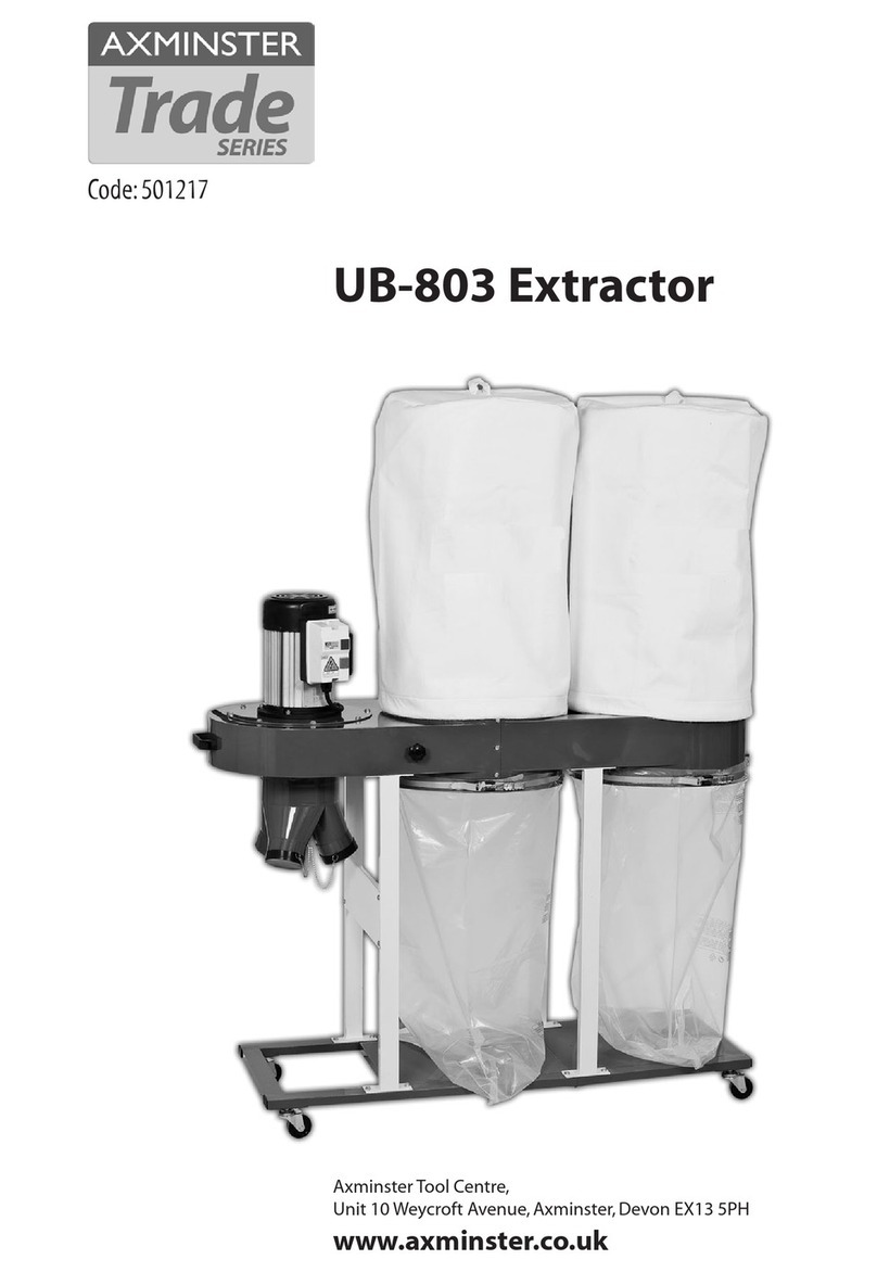 Axminster UB-803 User manual
