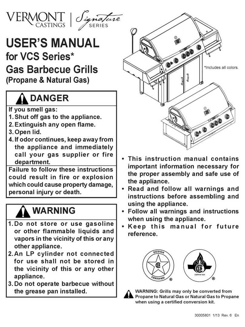 Vermont Castings VCS Series User manual Vermont Castings VCS Series User manual