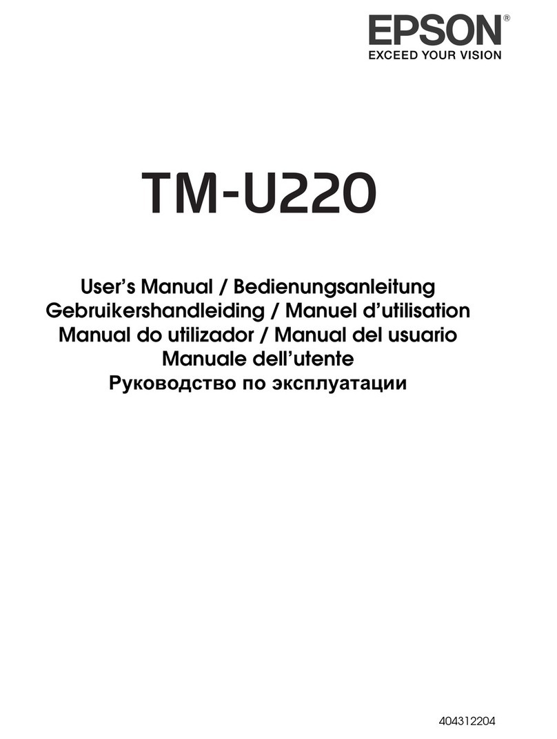 Epson TM-U220 Series User manual