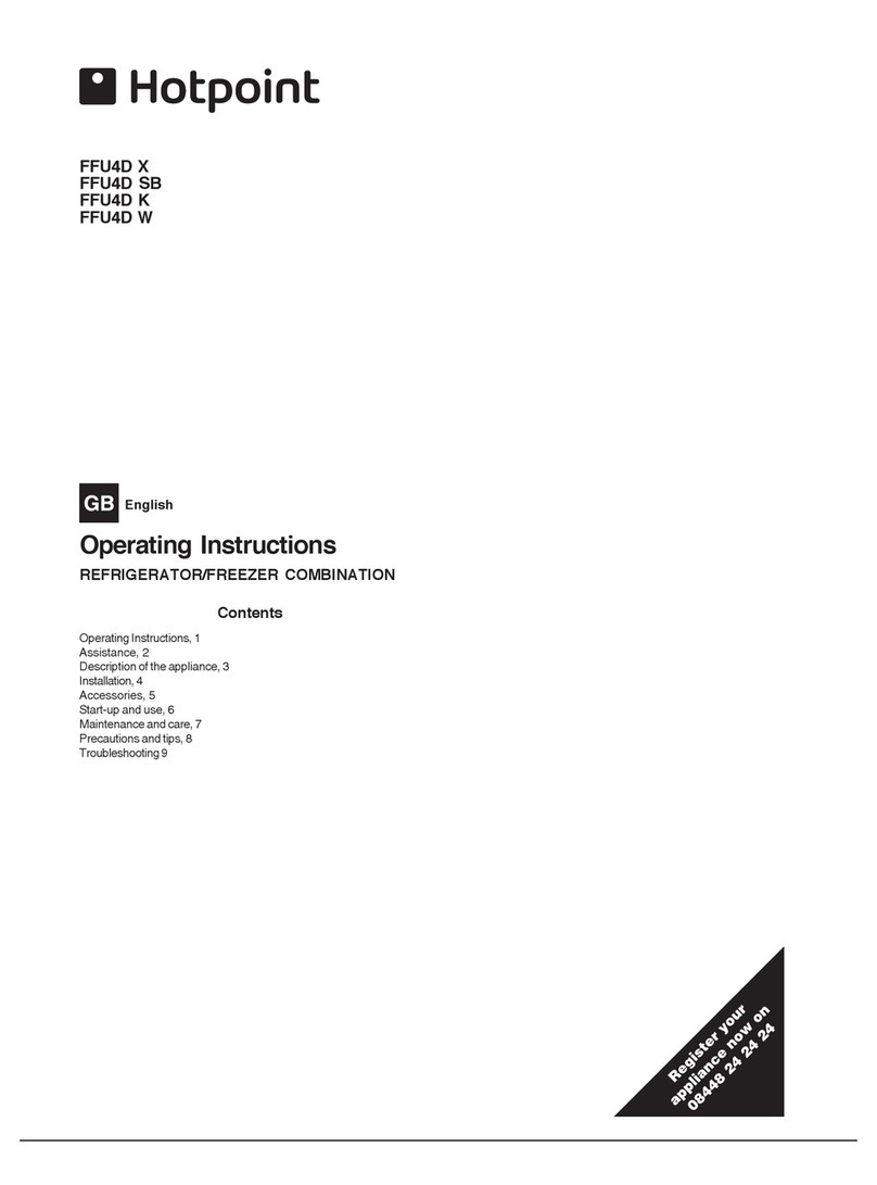 Indesit FFU4D X operating instructions