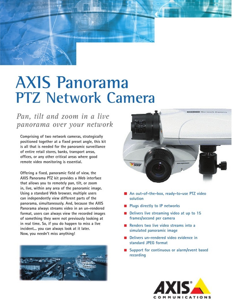 Axis Panorama PTZ User manual
