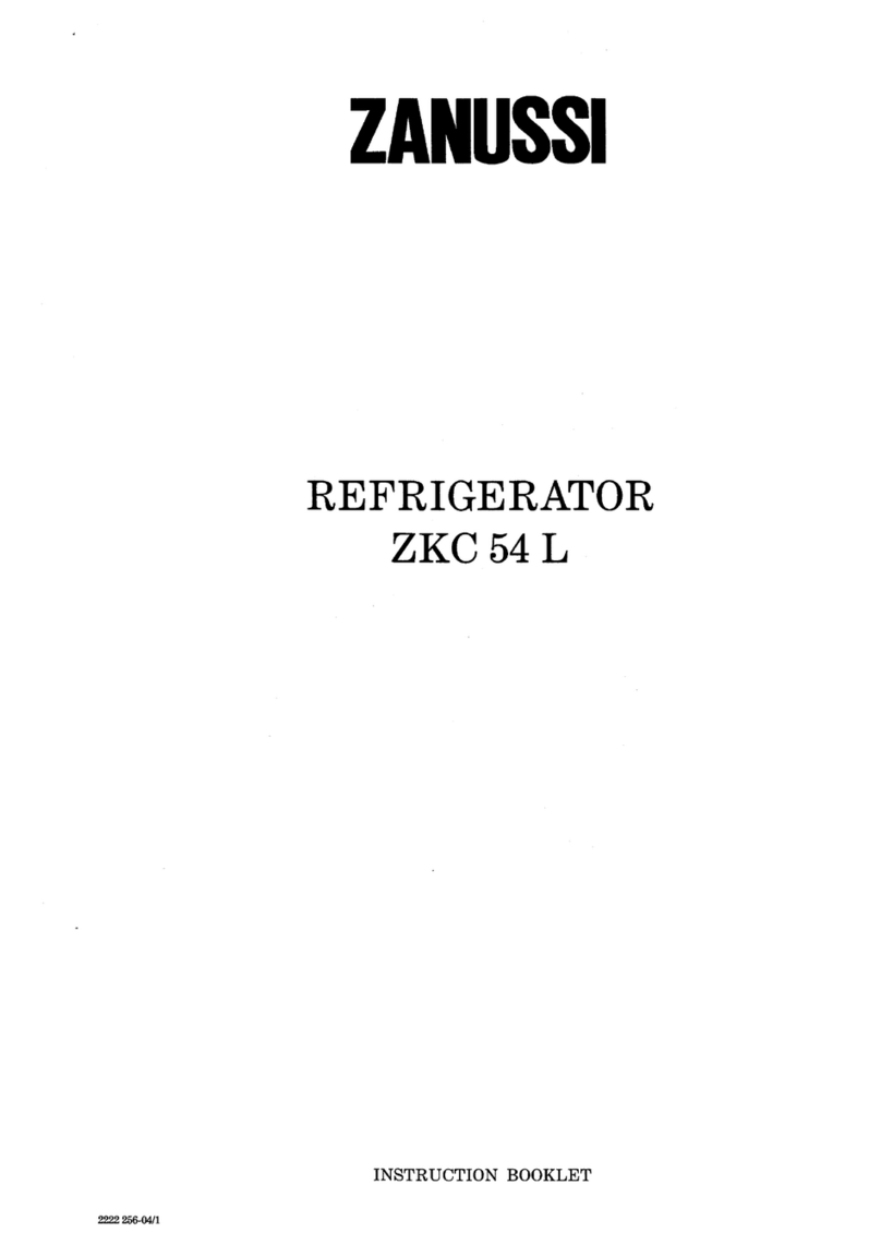 Zanussi ZKC 54 L Instruction booklet