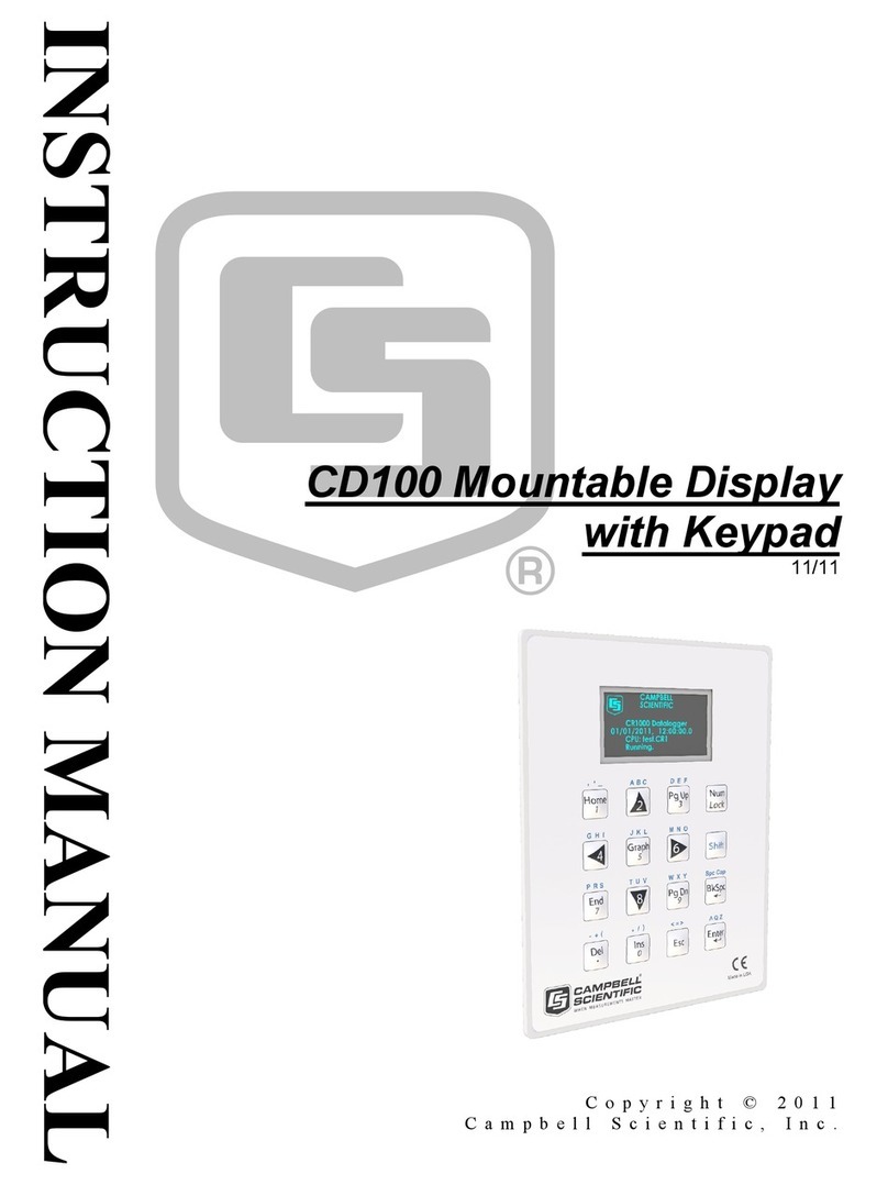 Campbell CD100 User manual