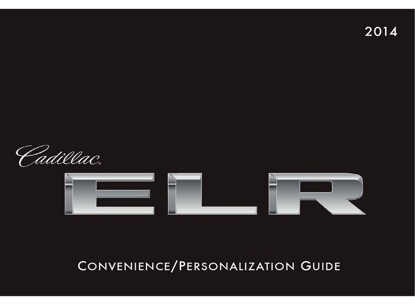 Cadillac 2014 ELR User manual