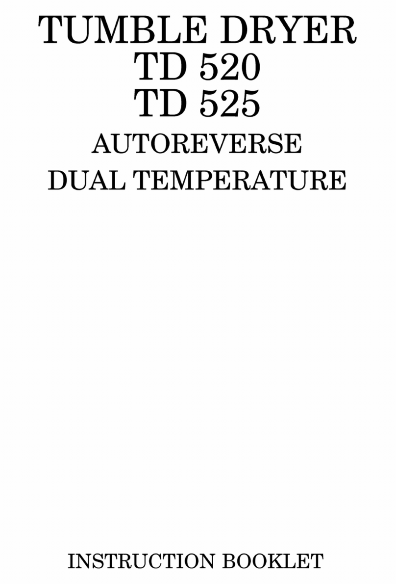 Zanussi TD525 User manual