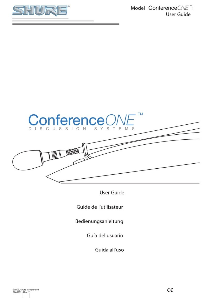 Shure Conference Phone User manual
