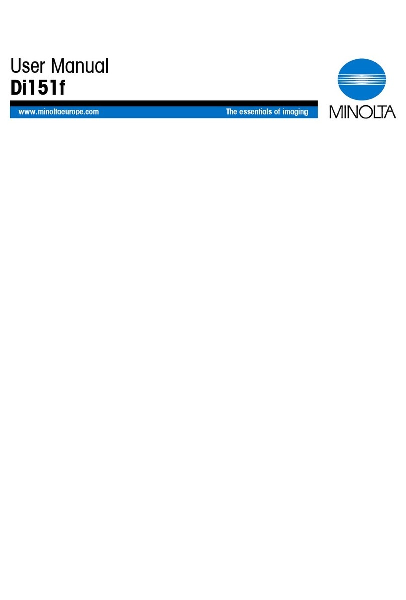 Minolta Di151f User manual