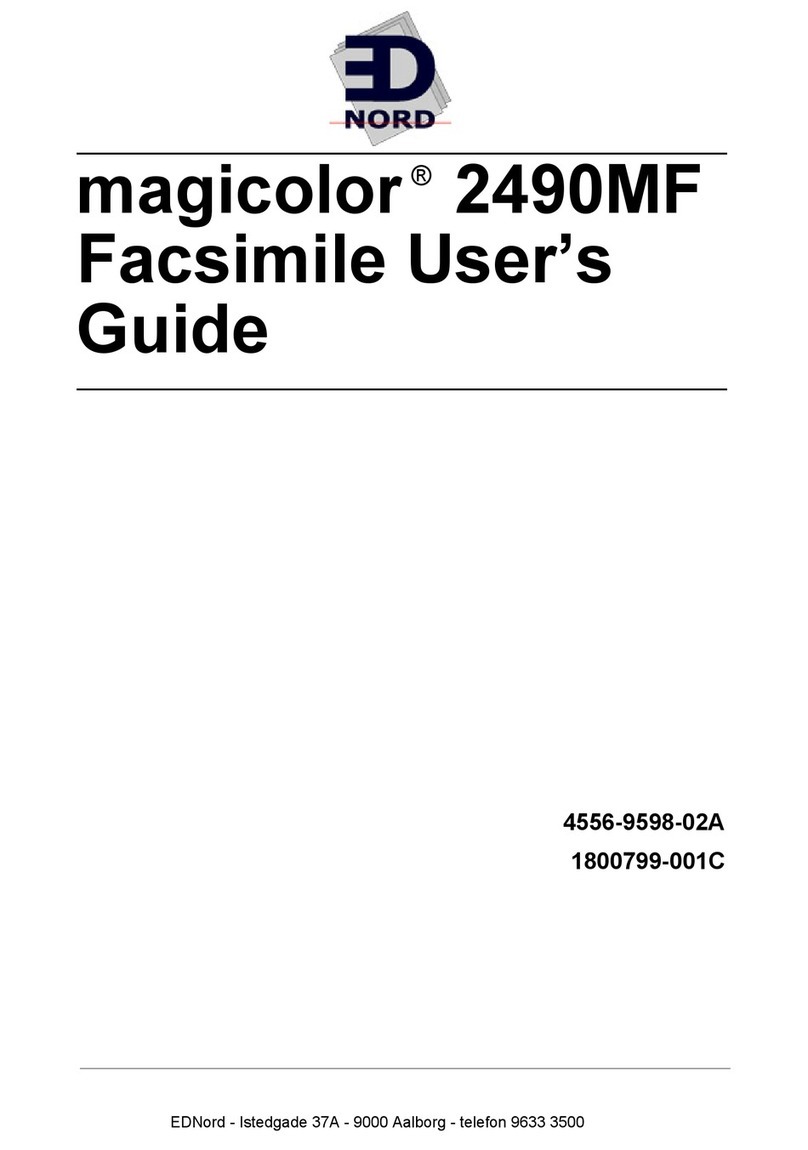EDNord magicolor 2490MF user manual