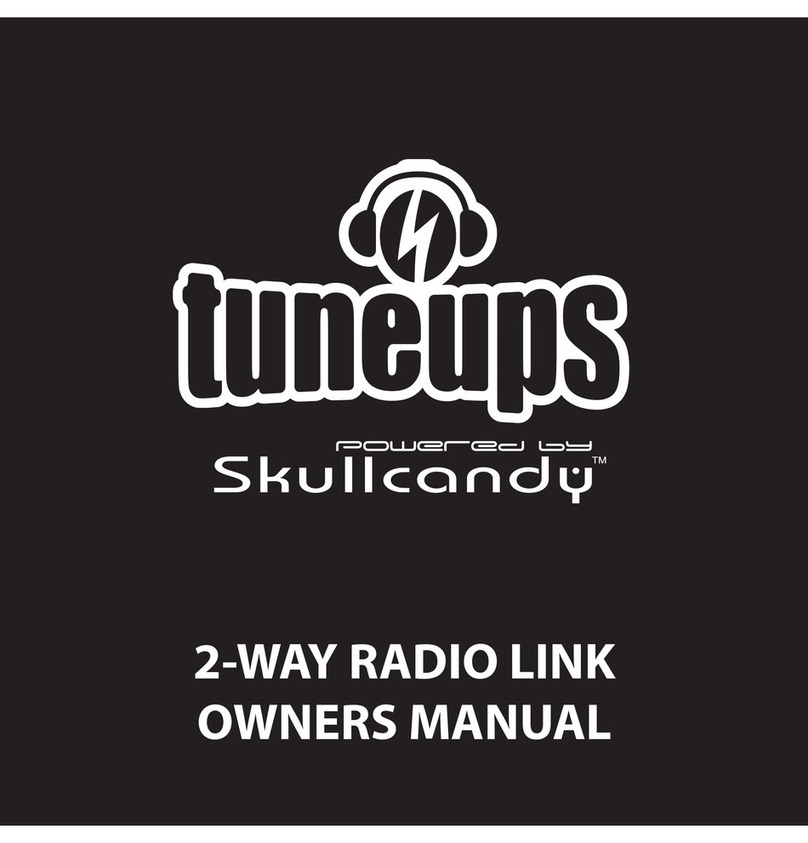 TuneUps ScullCandy User manual