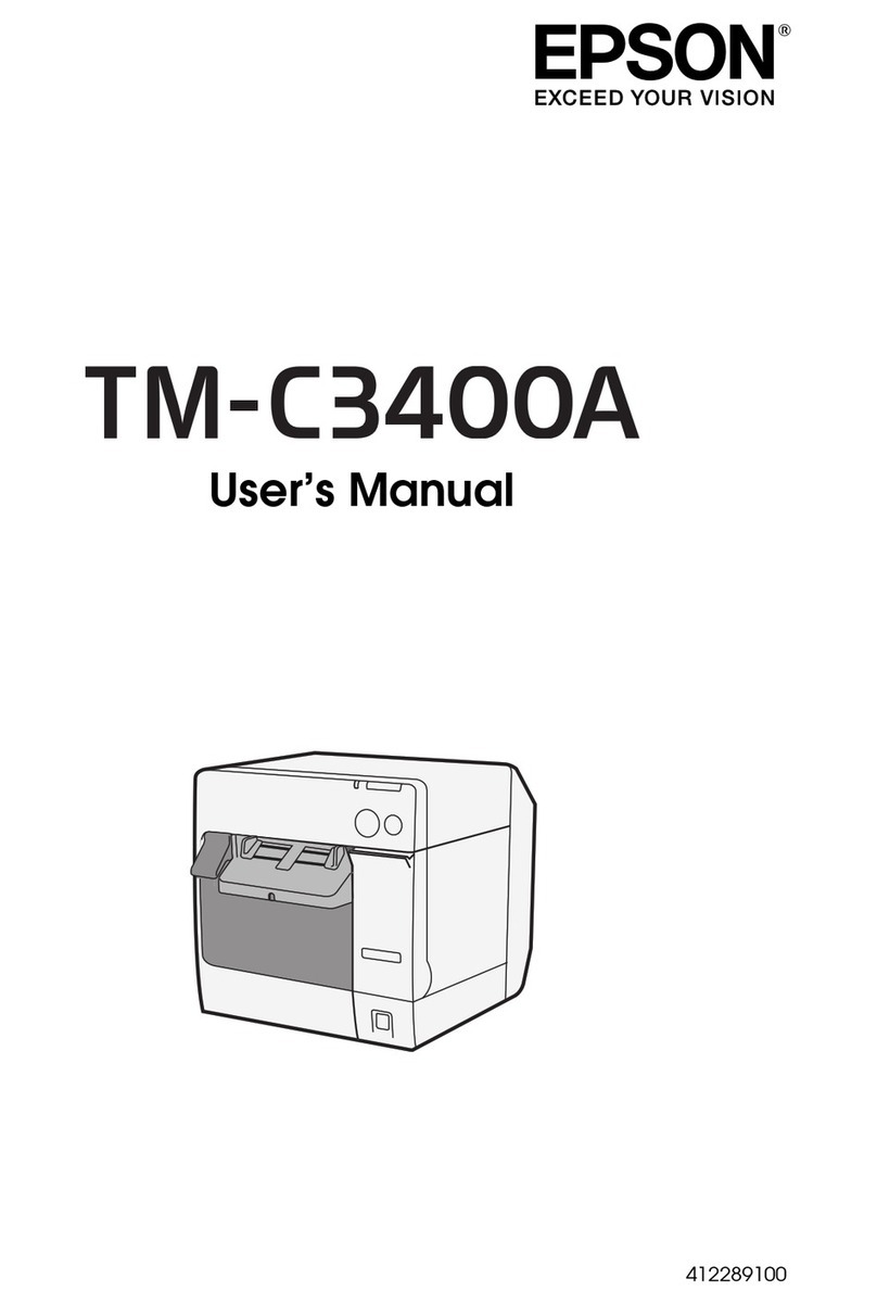 Epson TM-C3400A User manual