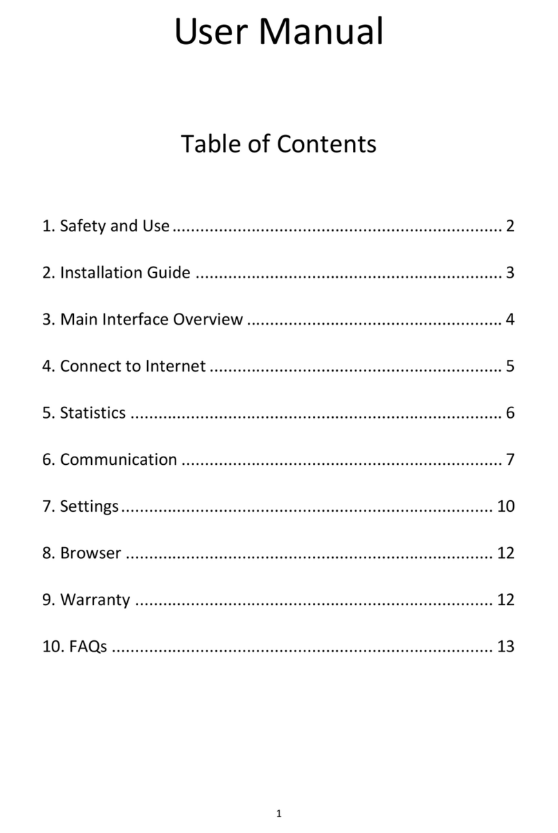 Alcatel Modem User manual