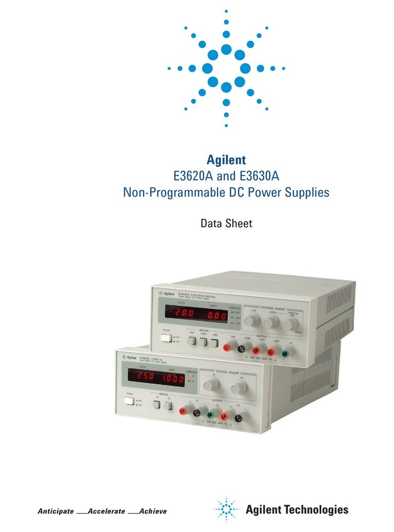 Agilent Technologies E3620A User manual Agilent Technologies E3620A User manual