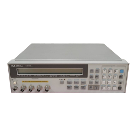 HP 4263A User manual