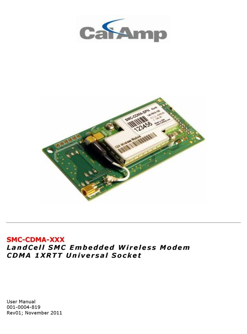 CalAmp SMC-CDMA Series User manual