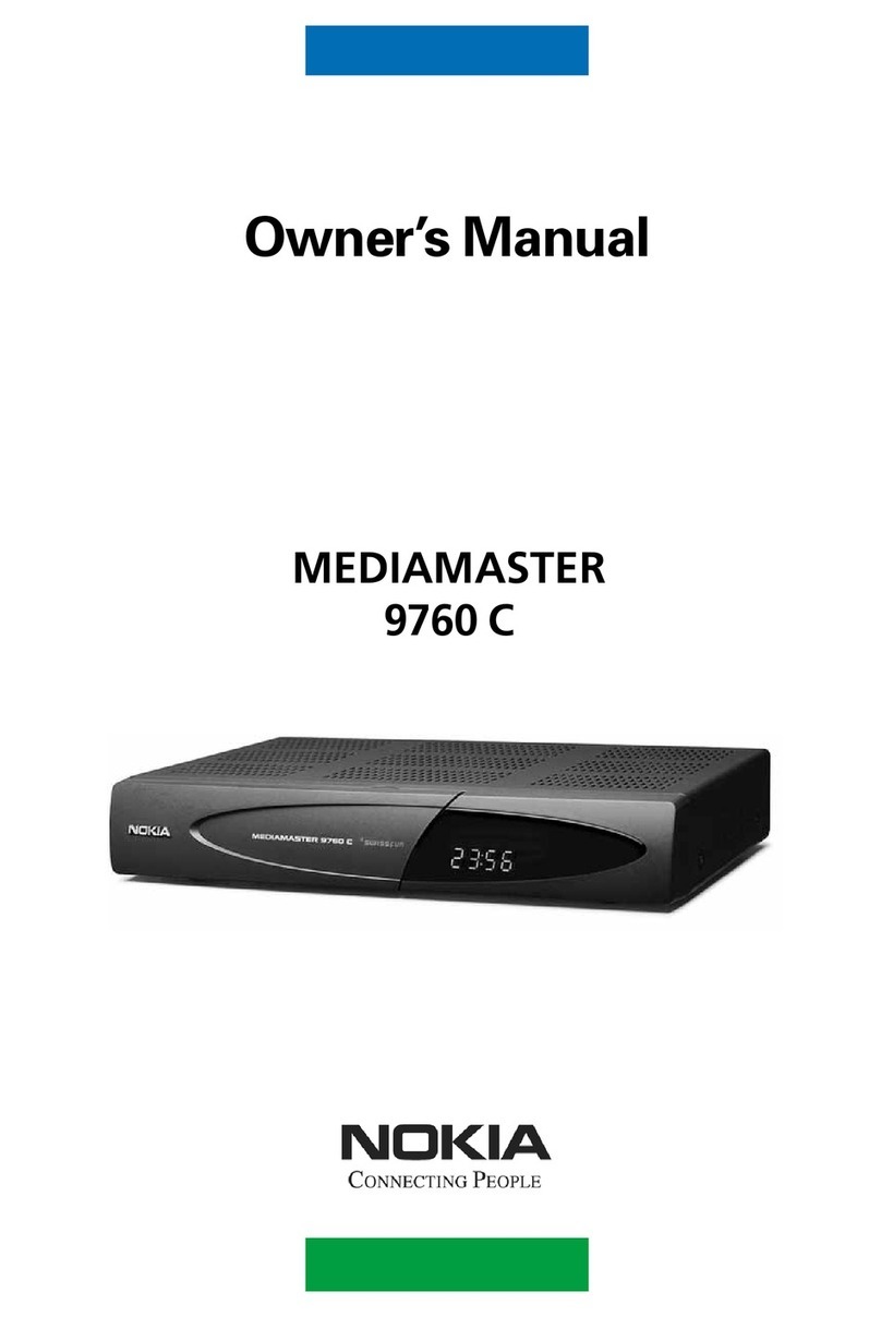 Nokia MEDIAMASTER 9760 C owner's manual