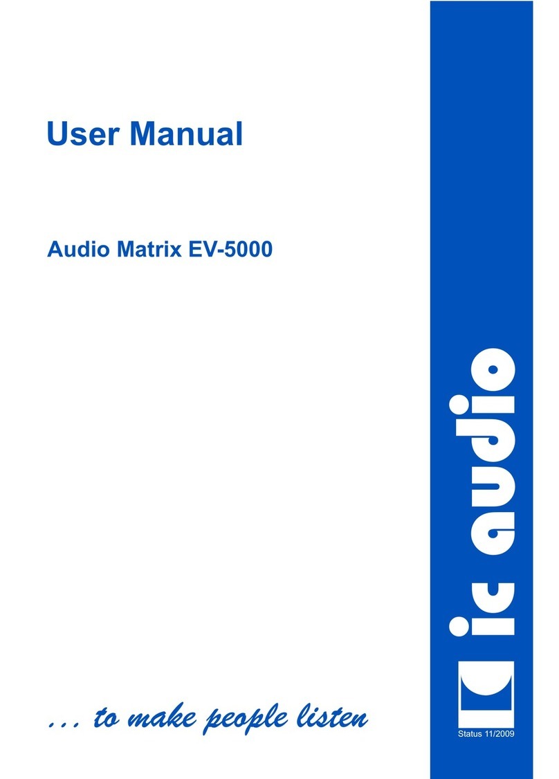 IC Audio EV-5000 user manual