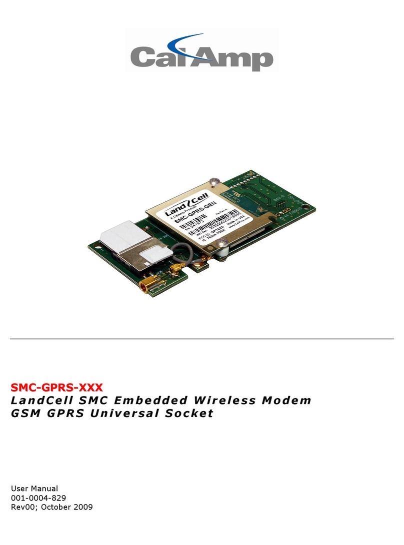 CalAmp SMC-GPRS Series user manual