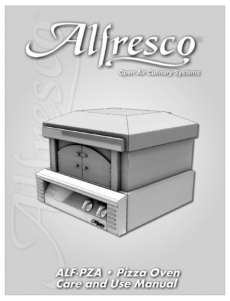 Alfresco ALF-PZA Use & care manual