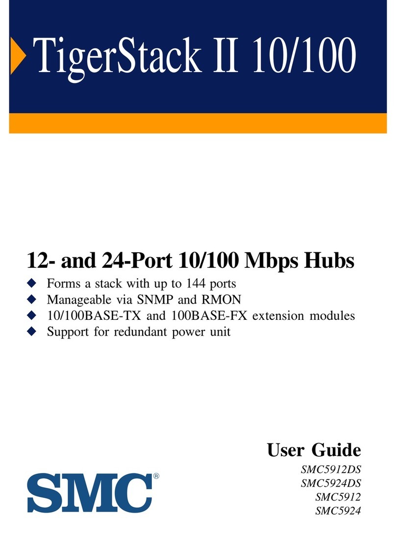 SMC Networks TigerStack II 10/100 User manual SMC Networks TigerStack II 10/100 User manual