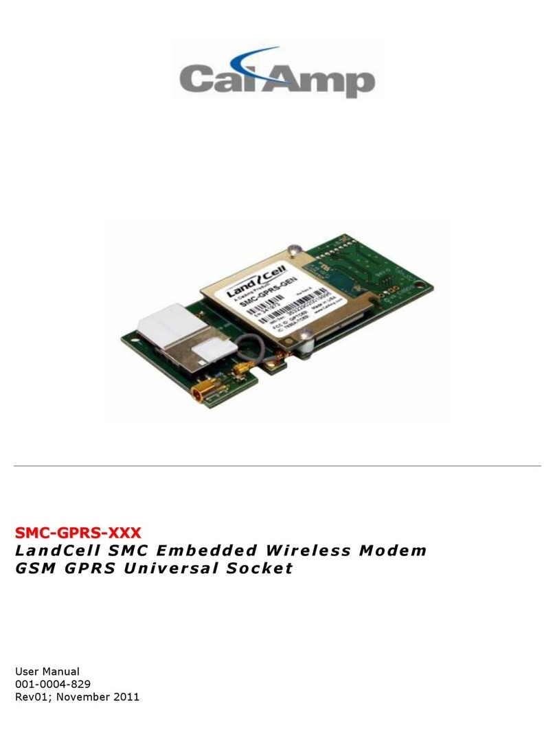 CalAmp SMC-GPRS Series user manual