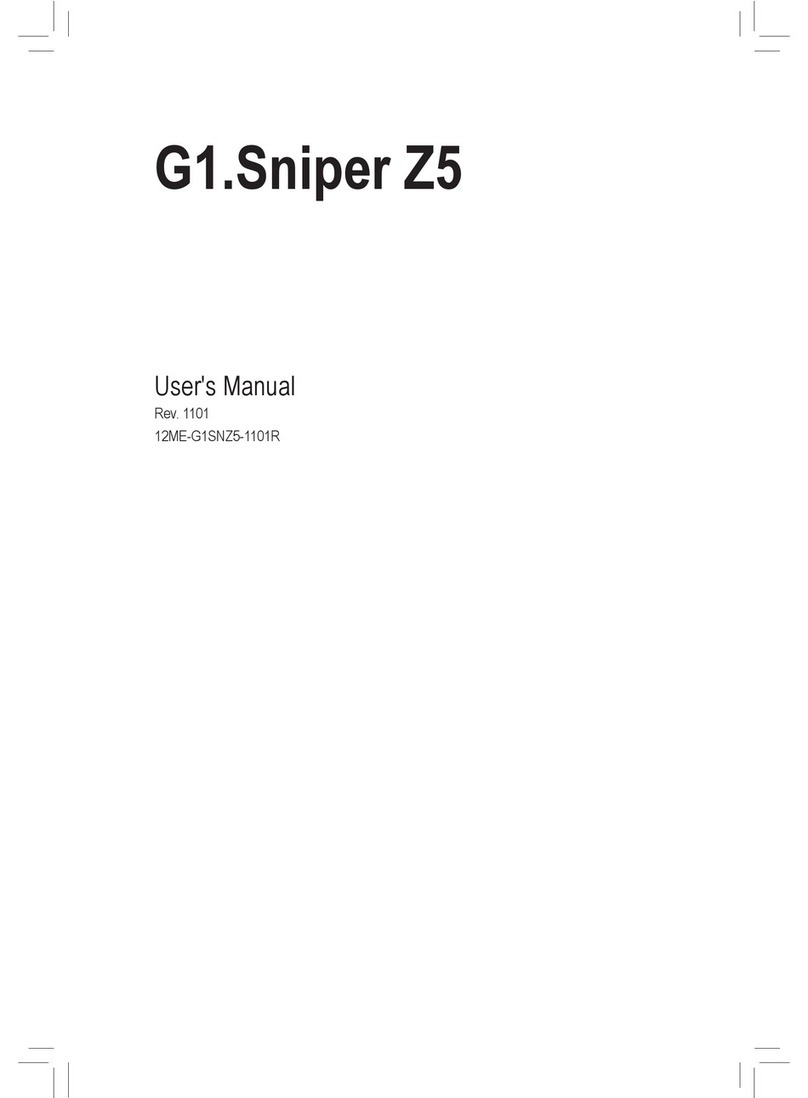 Gigabyte G1.Sniper Z5 user manual