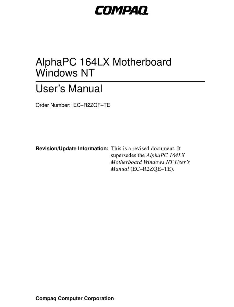 Compaq AlphaPC 164LX user manual