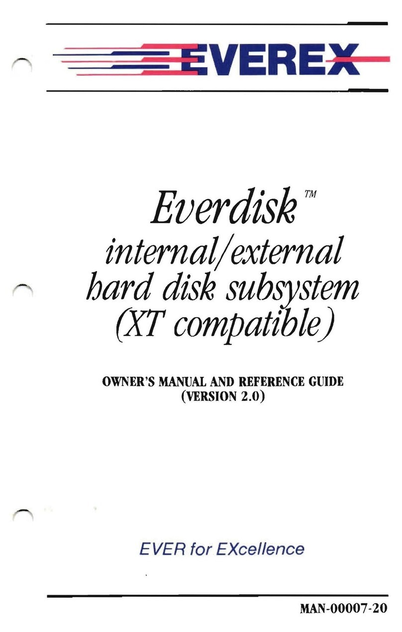 Everex Everdisk Owner's manual and reference guide
