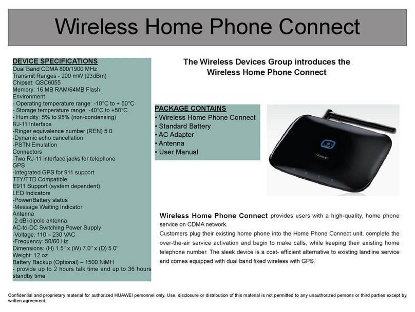 Huawei U.S. Cellular FT2260 Set up and operation guide